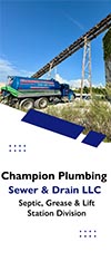 Champion Plumbing Septic Grease Lift Charlotte County