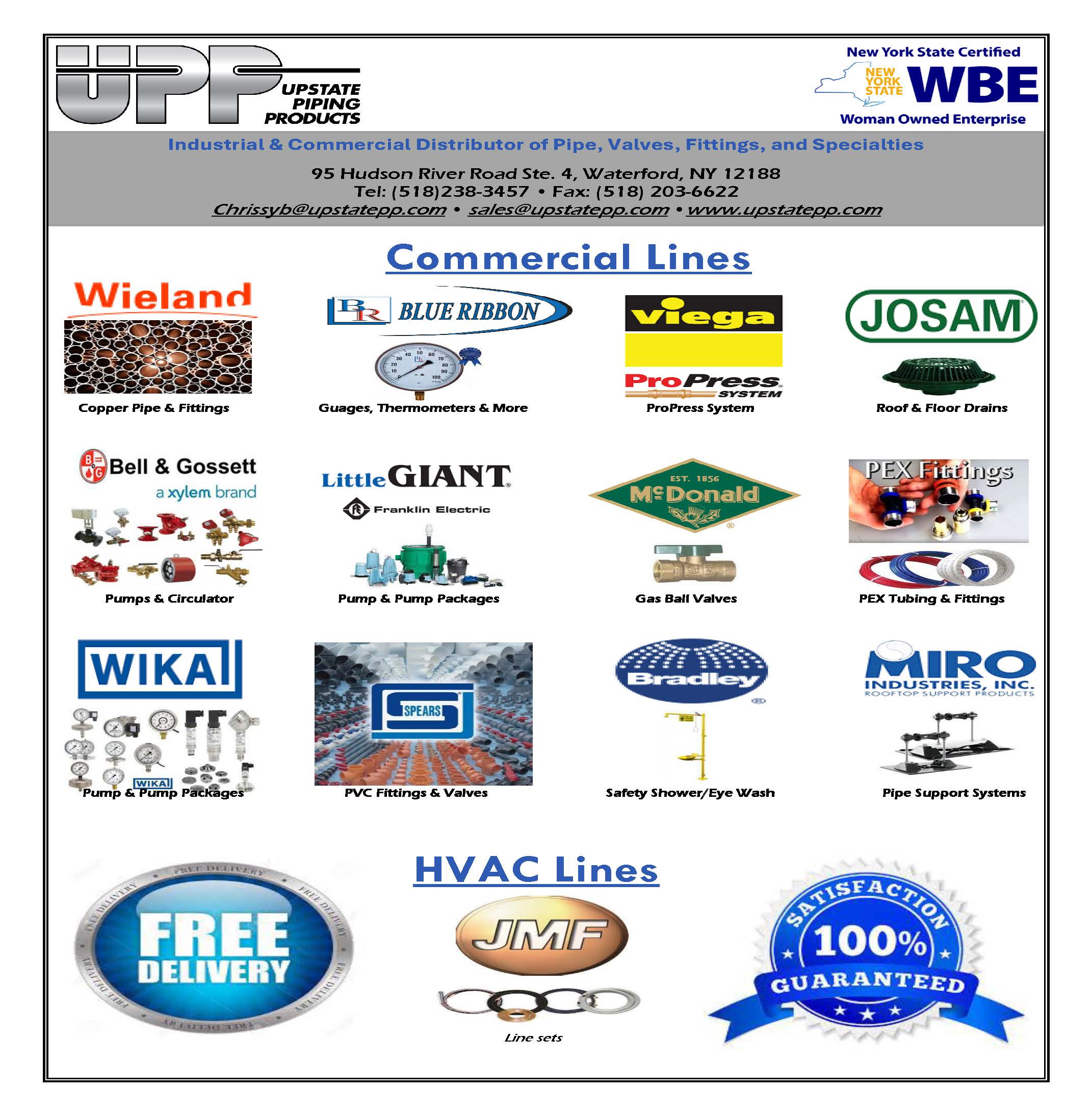 Pipe, Fittings & Valves Line-Card-UPP Piping- Page_1 Pipe, Fittings & Valves Line-Card-UPP Piping- Page_1